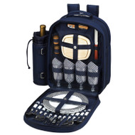 Four Person Picnic Backpack - Navy image 1