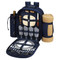 Four Person Backpack with Blanket - Navy image 1