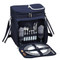 Equipped Picnic Cooler for Two - Navy image 1