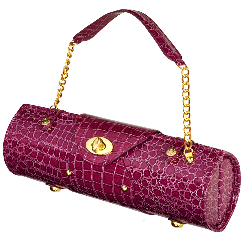 Picnic At Ascot Wine Carrier Purse Purple