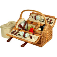 Sussex Picnic Basket for Two - Gazebo image 1