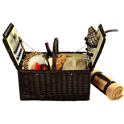 Surrey Picnic Basket for Two with Blanket - London image 1