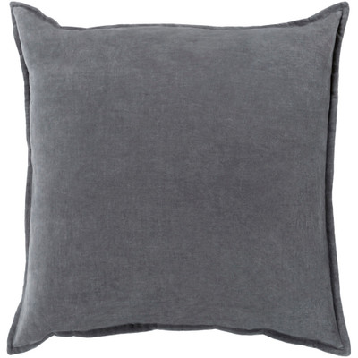 Surya Cotton Velvet Pillow - CV003 - 18 x 18 x 4 - Poly