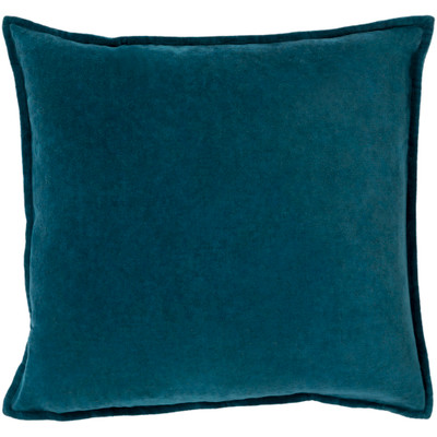 Surya Cotton Velvet Pillow - CV004 - 20 x 20 x 5 - Poly