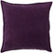 Surya Cotton Velvet Pillow - CV006 - 22 x 22 x 5 - Poly