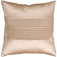 Surya Solid Pleated Pillow - HH019 - 22 x 22 x 5 - Down