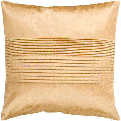 Surya Solid Pleated Pillow - HH022 - 18 x 18 x 4 - Down