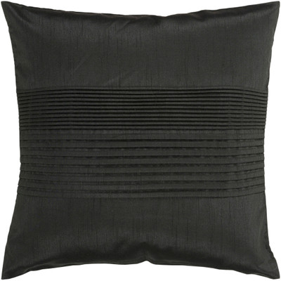 Surya Solid Pleated Pillow - HH027 - 18 x 18 x 4 - Down