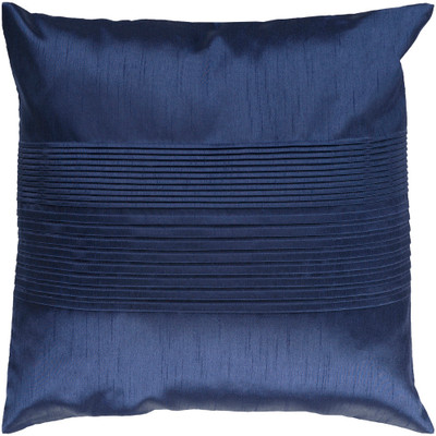 Surya Solid Pleated Pillow - HH029 - 18 x 18 x 4 - Poly