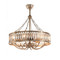 John Richard Marquise Crystal Eight-Light Pendant with Fan