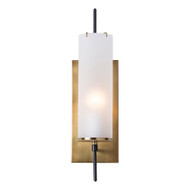 Stefan Sconce - Frosted Glass/ Antique Brass/ Bronze