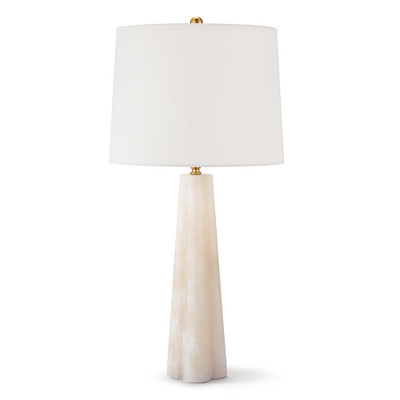 Regina Andrew Quatrefoil Alabaster Table Lamp Small