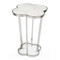 Regina Andrew Clover Table - Polished Nickel