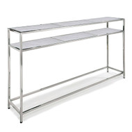 Regina Andrew Echelon Console Table - Polished Nickel