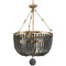 Southern Living Fabian Wood Bead Chandelier