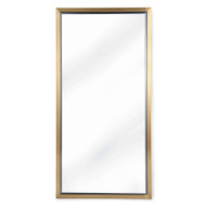 Regina Andrew Rectangle Mirror - Natural Brass