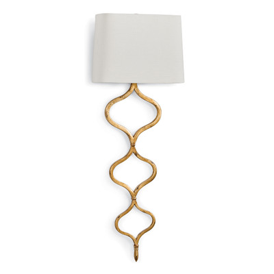 Regina Andrew Sinuous Sconce - Gold Leaf
