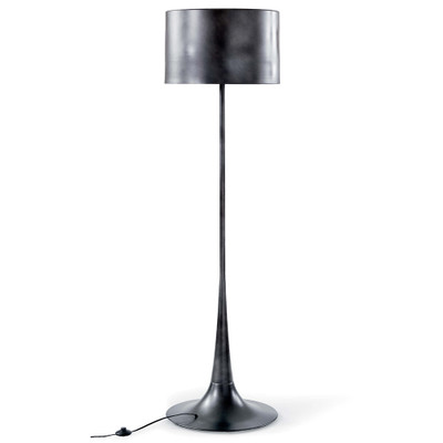 Regina Andrew Trilogy Floor Lamp - Black Iron