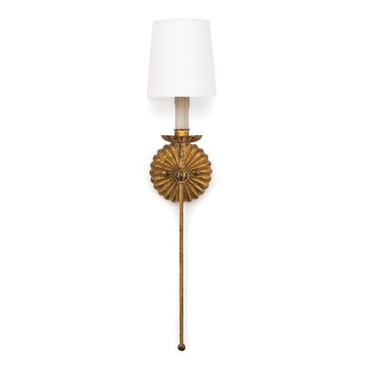 Regina Andrew Clove Sconce Single - Antique Gold Leaf