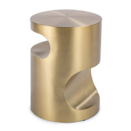 Regina Andrew Nathan Side Table - Brass