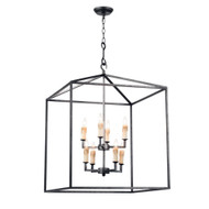 Regina Andrew Cape Lantern - Blackened Iron