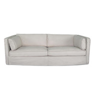 Regina Andrew Gypsy Sofa - Cappuccino White Leather