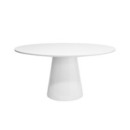 Worlds Away Hamilton Dining Table - White Lacquer