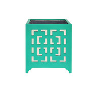 Worlds Away Libby Tray - Planter/Mirror/Turquoise (Closeout)