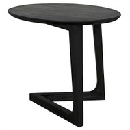 Noir Cantilever Table - Charcoal Black