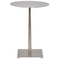 Noir Stiletto Side Table - Metal With Antique Silver