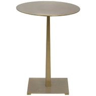 Noir Stiletto Side Table - Metal With Brass Finish