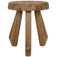 Noir Priam Teak Stool