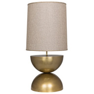 Noir Pulan Table Lamp - Metal With Brass Finish