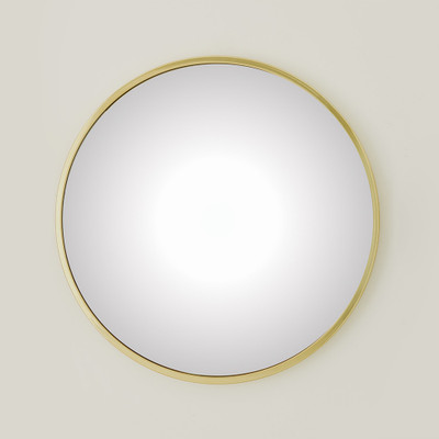 Global Views Hoop Convex Mirror - Brass - Lg