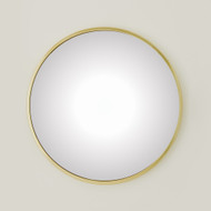 Global Views Hoop Convex Mirror - Brass - Med