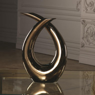 Global Views Loop Sculpture - Bronze