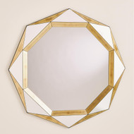Global Views Madeleine Mirror - Gold Leaf