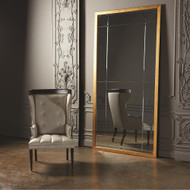 Global Views Wrenn Chair - Fabric/Leather Combo