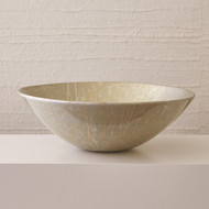 Studio A Grand Bowl - Champagne Silver Leaf