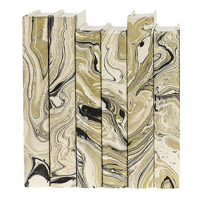 E Lawrence Black And Gold Marble