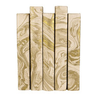 E Lawrence Marbled Metallic Gold