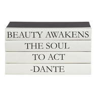 E Lawrence 4 Vol. Quote Stack "Beauty Awakens..."