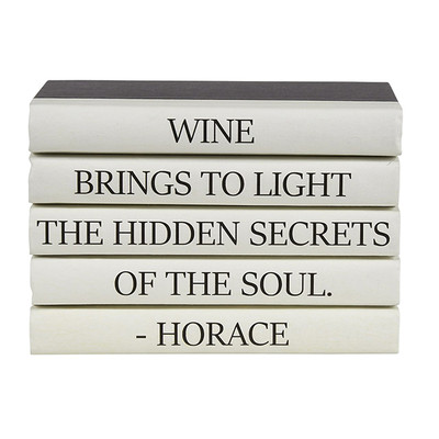 E Lawrence 5 Vol. Quote Stack "Wine Brings To Light..."