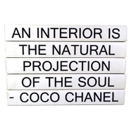 E Lawrence Quotation Series: Coco "An Interior Is..." 5 Volume Stack