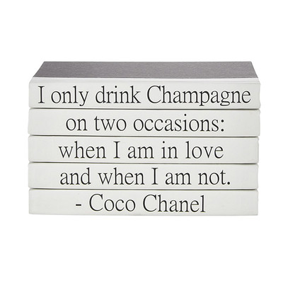 E Lawrence Quotations Series: Coco Chanel "Champagne"