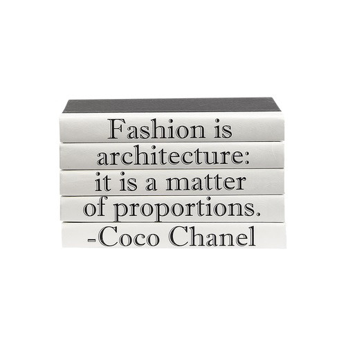 E Lawrence Quotations Series: Coco Chanel Fashion Is 5 Vol.