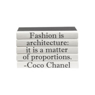 E Lawrence Quotations Series: Coco Chanel "Fashion Is..." 5 Vol.