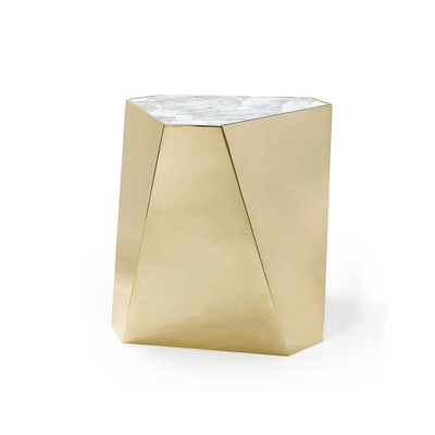 Caracole The Contempo Side Table - Large - Majestic Gold