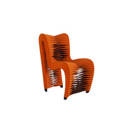 Phillips Collection Seat Belt Dining Chair, Orange