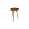 Phillips Collection Molten Side Table, SM, Poured Brass In Wood